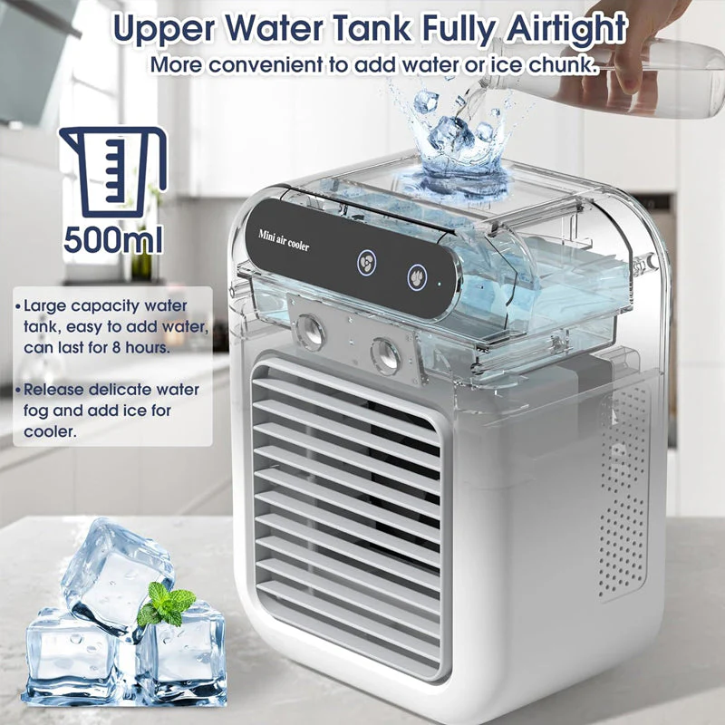❄️Summer Sale 73% off ❄️ Mini Portable Air Conditioner with Cooling and Humidification Function - Image 4