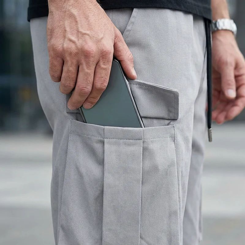 Men's Casual Cargo Pants - Image 5