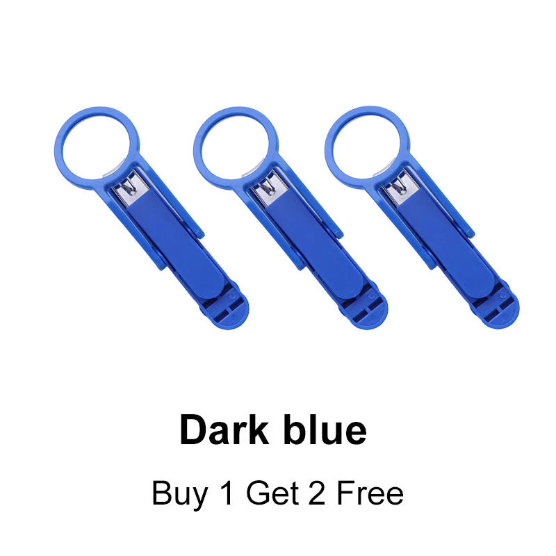 3pcs Nail Clippers with Magnifier & Splash-proof Box - Image 13