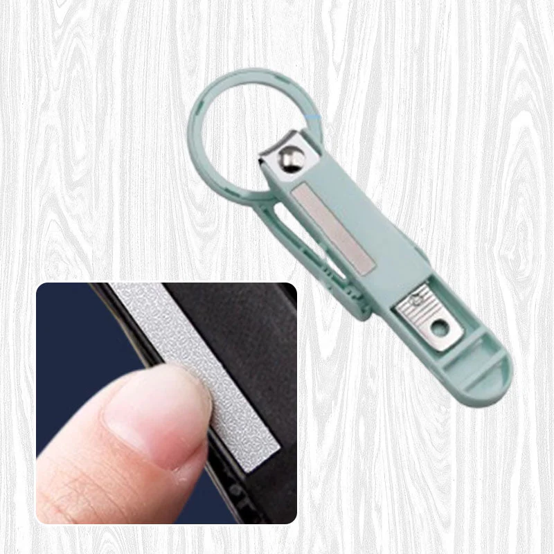 3pcs Nail Clippers with Magnifier & Splash-proof Box - Image 4