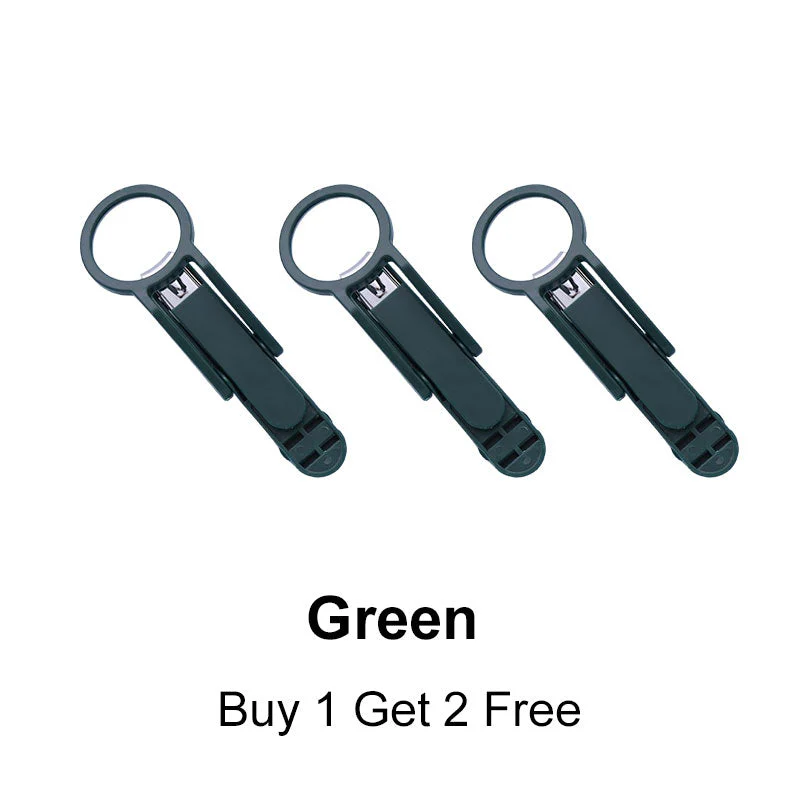 3pcs Nail Clippers with Magnifier & Splash-proof Box - Image 9
