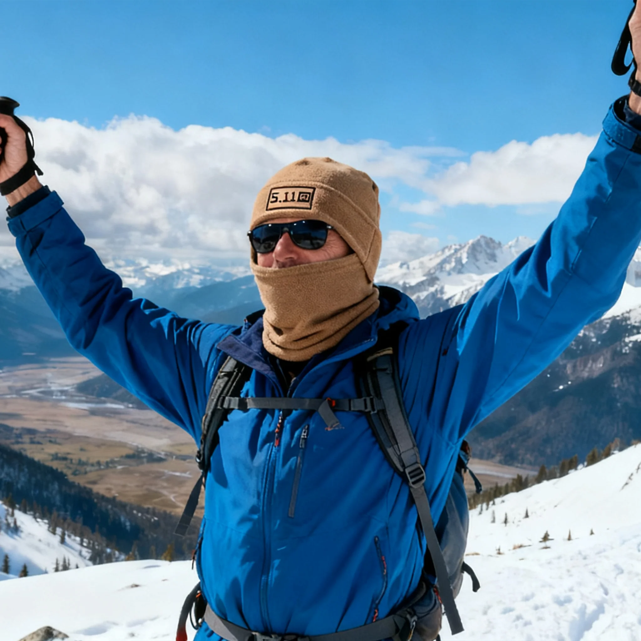 🔥Last Day Sale 50% OFF!🎁50K+ SOLD! Almost Gone✨Windproof Polar Fleece Balaclava Hood Mask Hat - Image 4