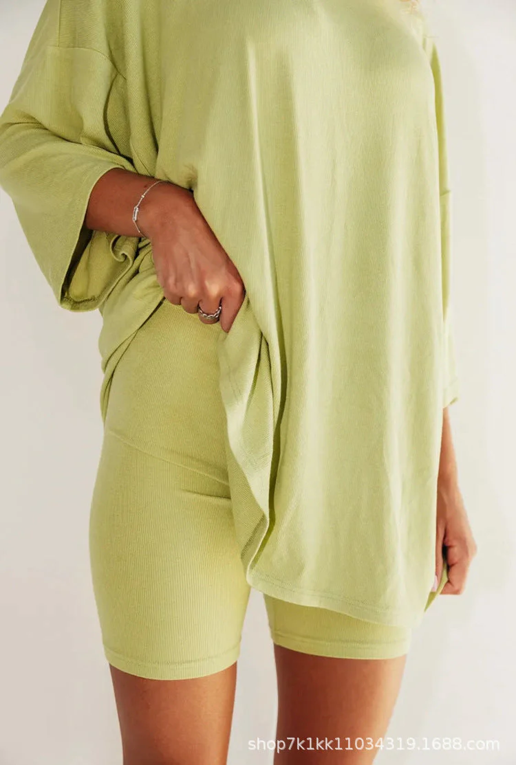 👚Hot Sale 50% Off✨Oversized Women's Summer Two-Piece Set💖 - Image 17