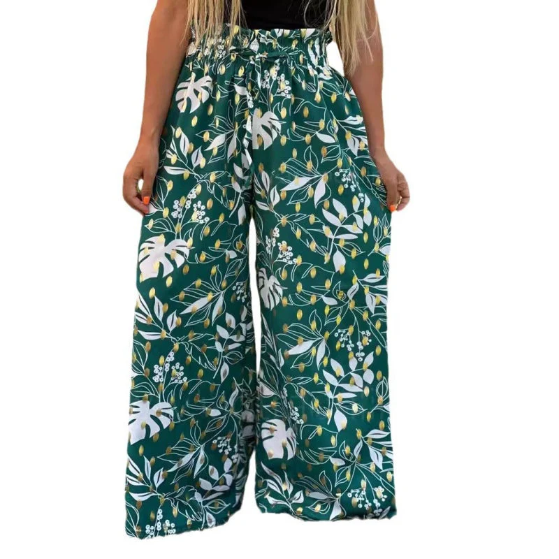 🍃Women's Printed Wide Leg Pants - Image 2