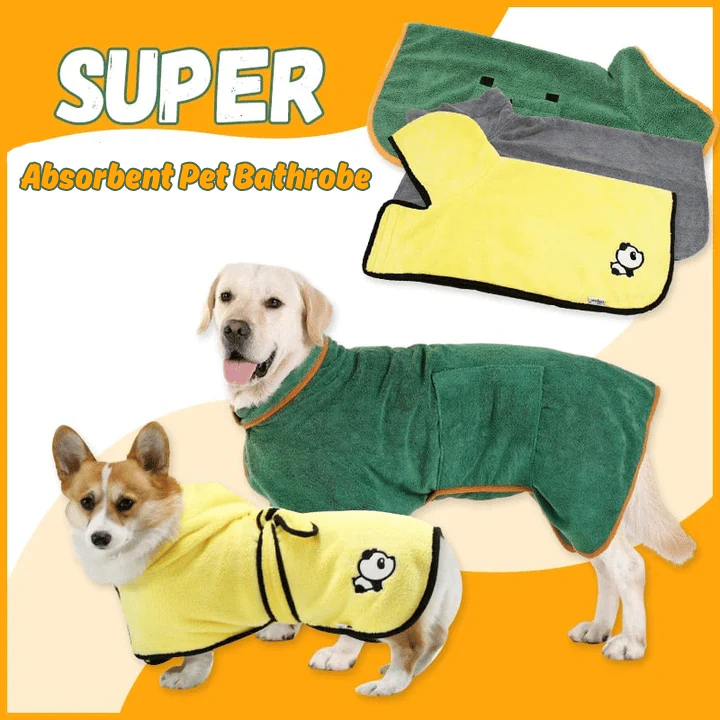 🐶🐾LAST DAY SALE 49% OFF💦 Super Absorbent Quick-drying Pet Dog Bathrobe 2 - Image 2