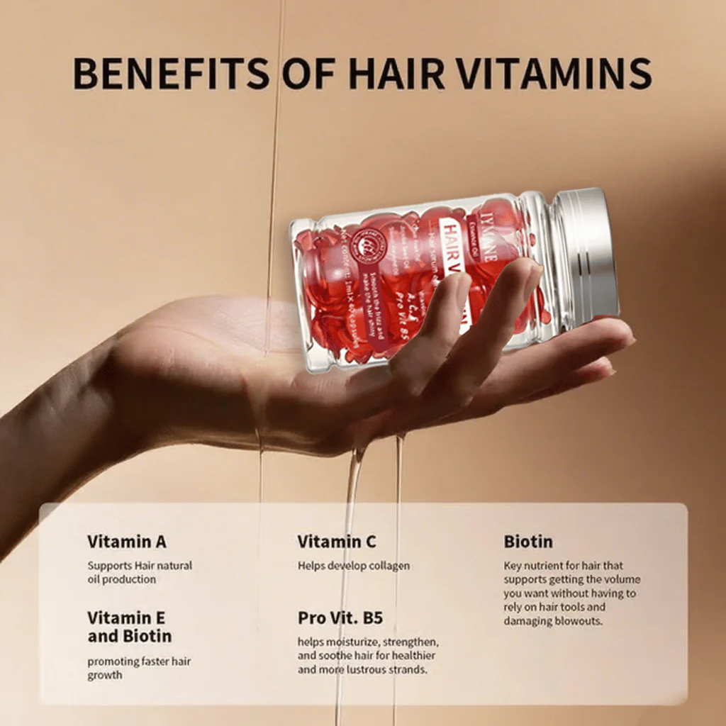 🔥Last Day BUY 1 GET 1 FREE!!🔥40 Capsules Hair Oil With Argan Avocado & Moroccan Oil - Image 5