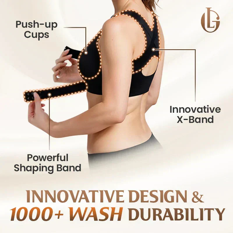 🎉LAST DAY SALE -70% OFF⚡Front Closure Cross-Back Wireless Posture Bra - Image 25