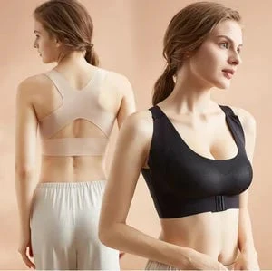 🎉LAST DAY SALE -70% OFF⚡Front Closure Cross-Back Wireless Posture Bra - Image 34
