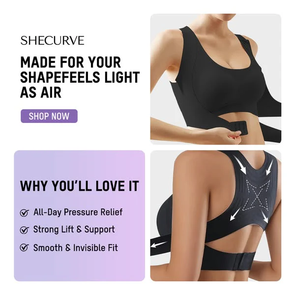 🎉LAST DAY SALE -70% OFF⚡Front Closure Cross-Back Wireless Posture Bra - Image 36
