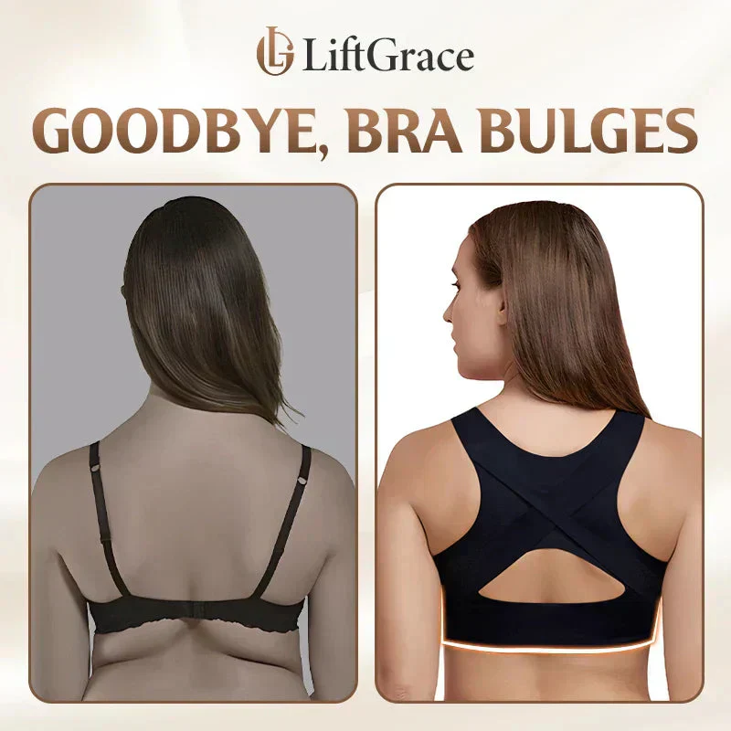 🎉LAST DAY SALE -70% OFF⚡Front Closure Cross-Back Wireless Posture Bra - Image 4