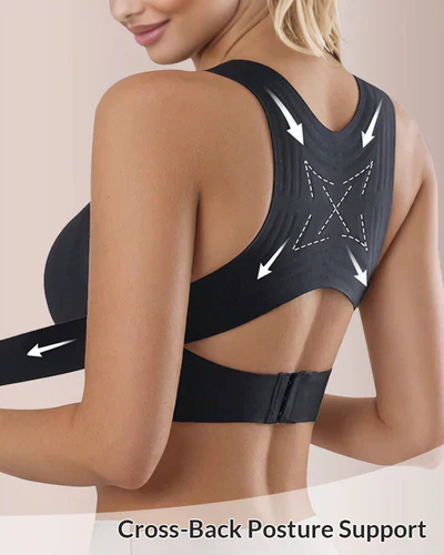 🎉LAST DAY SALE -70% OFF⚡Front Closure Cross-Back Wireless Posture Bra - Image 42