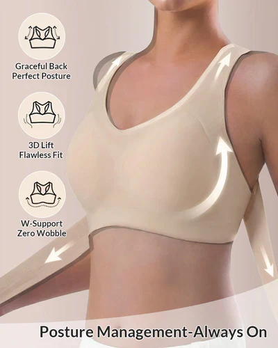 🎉LAST DAY SALE -70% OFF⚡Front Closure Cross-Back Wireless Posture Bra - Image 43