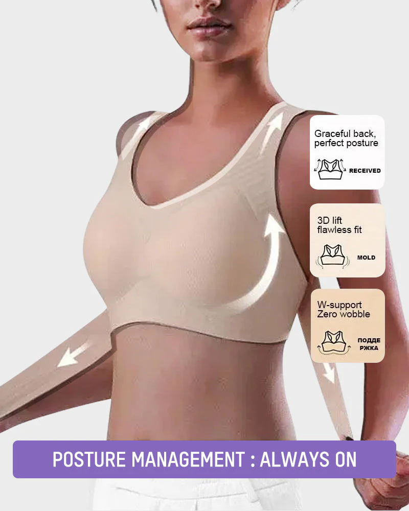 🎉LAST DAY SALE -70% OFF⚡Front Closure Cross-Back Wireless Posture Bra - Image 8