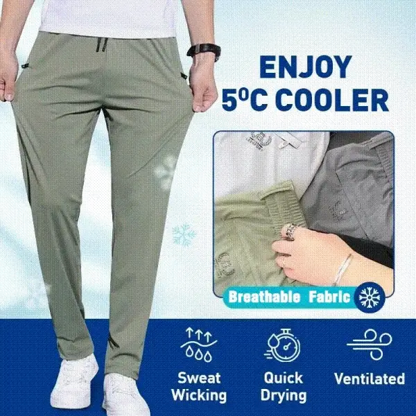 💖LAST DAY SALE 50% OFF🥰Breathable and comfortable men's stretch casual trousers - Image 2