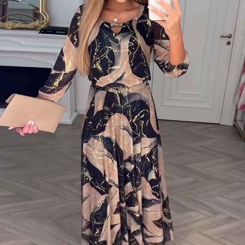 💥LAST DAY SALE 60% OFF💃Women's Printed Maxi Dress - Image 4