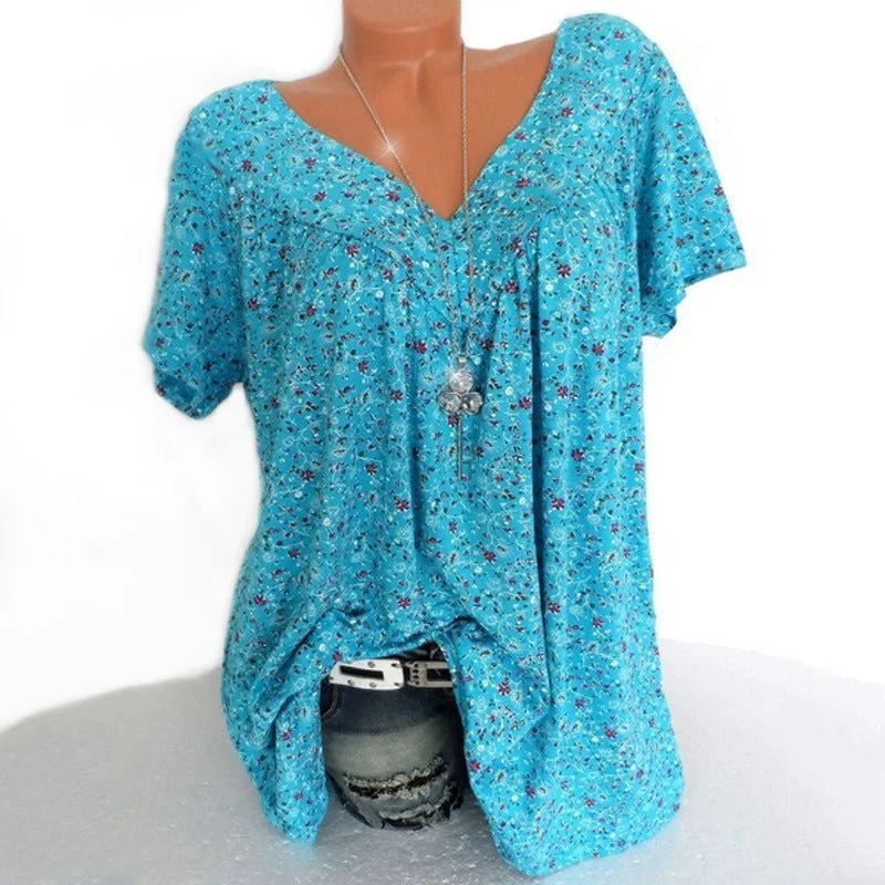 🌸LAST DAY SPECIAL PRICE: ￡9.99 & FREE SHIPPING!!🌸Spring fashion print short sleeve - Image 4