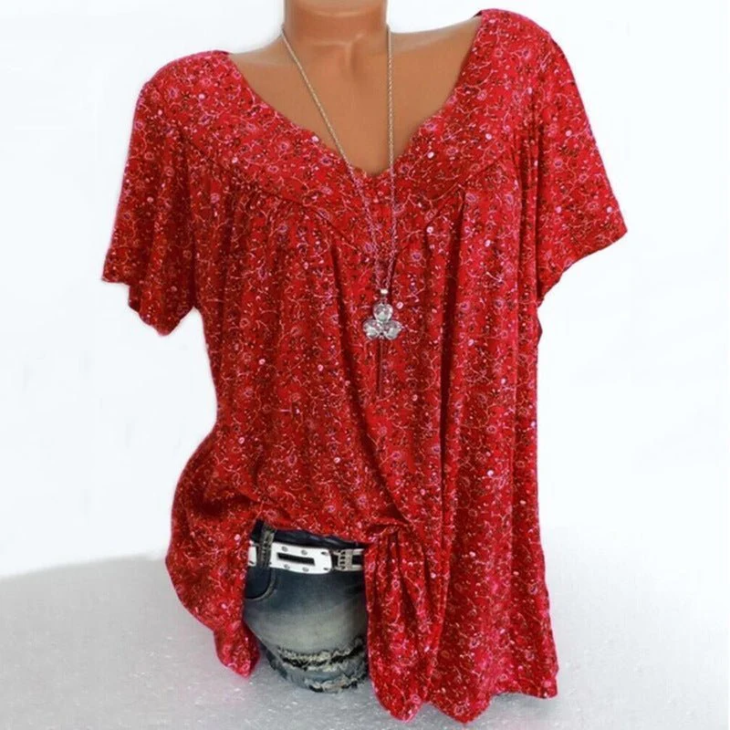 🌸LAST DAY SPECIAL PRICE: ￡9.99 & FREE SHIPPING!!🌸Spring fashion print short sleeve - Image 7