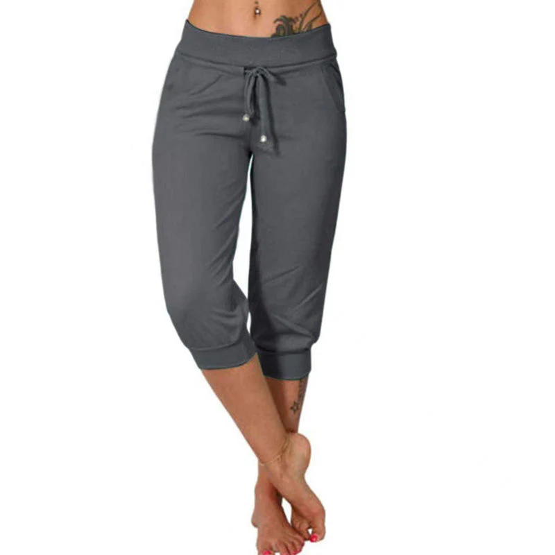 🎁Last Day Sale: ONLY ￡12.99!!🔥Women's 2026 Ultra Soft Lounge Capri Joggers Sweatpants Athletic Yoga with Pockets (BUY 2 FREE SHIPPING!!!) - Image 11