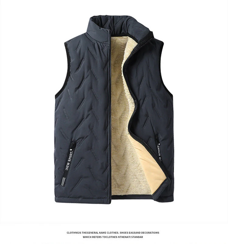 💖HOT SALE 70% OFF✨️❄️Unisex Winter Warm Casual Sleeveless Quilted Vest With Fleece Lining - Image 13