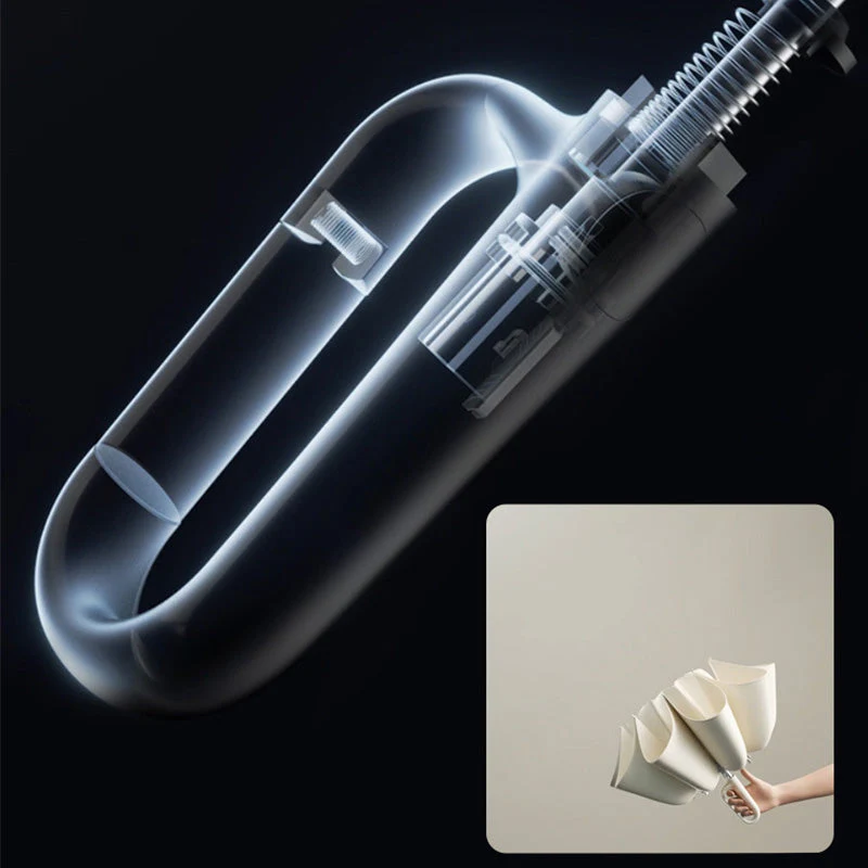 Reflective Safety Strip Ring Buckle Umbrella - Image 11