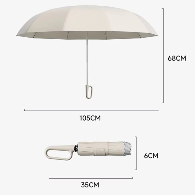 Reflective Safety Strip Ring Buckle Umbrella - Image 13