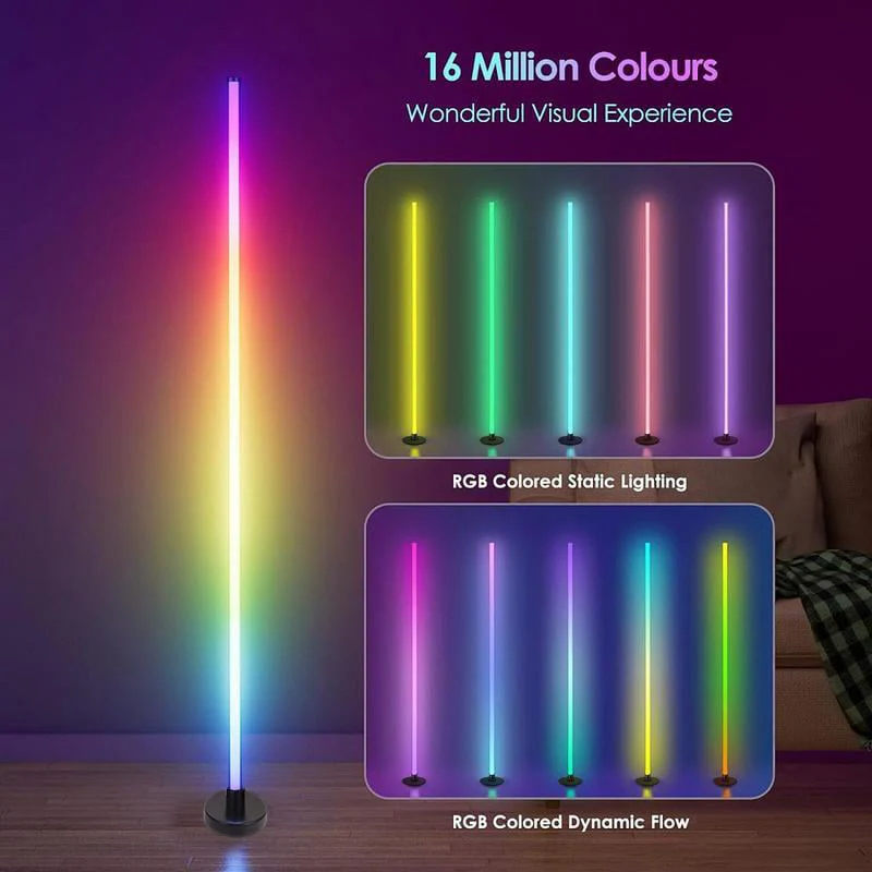 🎅Special Price: Only £12.99!! 🎉🌲Smart RGB + IC LED floor lamp with remote control and USB power supply - Image 7