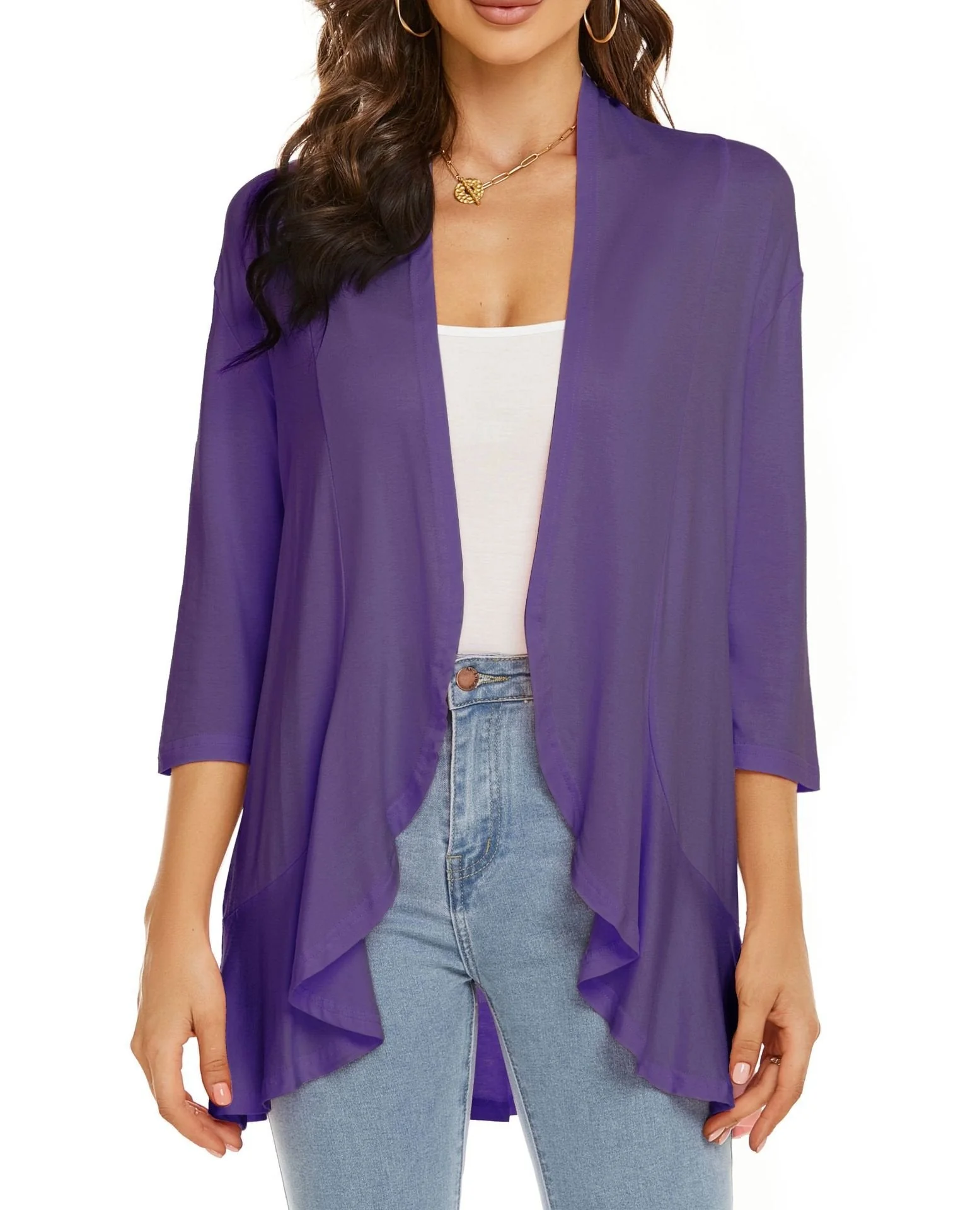💖LAST DAY SALE 50% OFF💖Women's Casual Lightweight Open Front Cardigans - Image 16