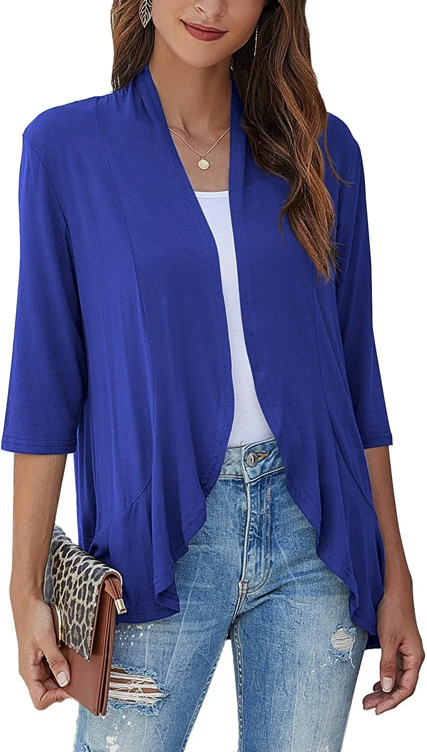 💖LAST DAY SALE 50% OFF💖Women's Casual Lightweight Open Front Cardigans - Image 4