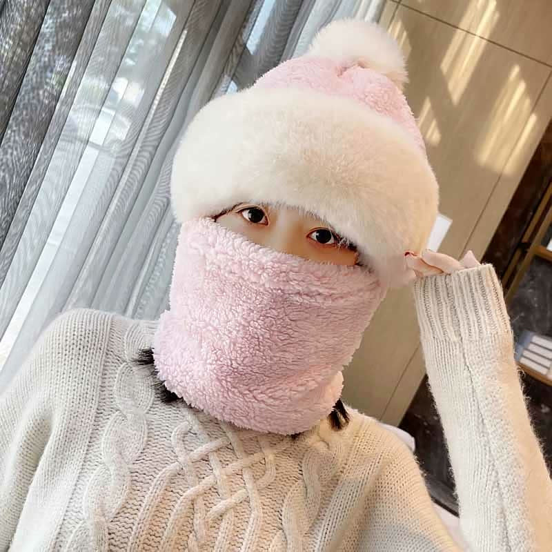 🎅Surprise price: £6.99 only!🎄Ladies Winter Warm Woolen Hat Scarf Set for Outdoor Windproof Cap Ear Protection - Image 5