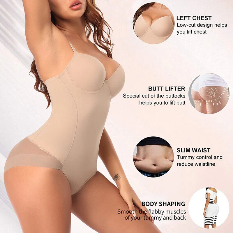 🔥LAST DAY SALE 50% OFF🔥Women's Adjustable Straps Tummy Control Bodysuit for All Seasons - Image 5