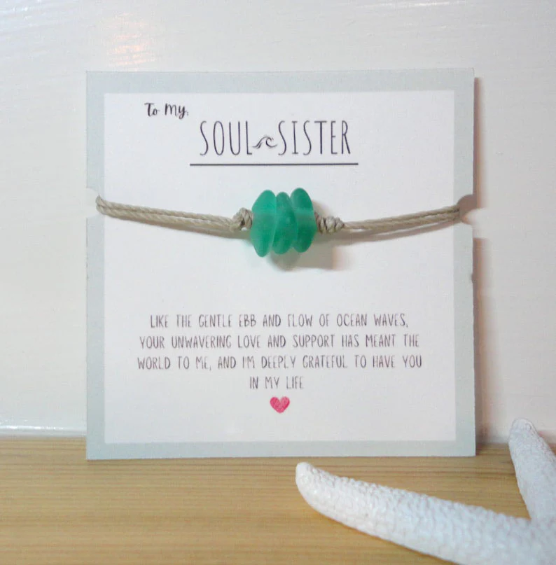 🎄Christmas Sale 70% OFF!!🌊💕Soul Sister Sea Glass Bracelet🎁 - Image 5
