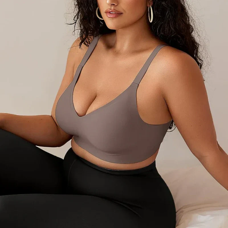 ⏰LAST DAY SALE 50%!!⚡50K+ SOLD!💖COMFORTABLE WIRELESS FULL COVERAGE JELLY SMOOTHING BRA - Image 3