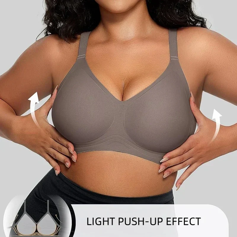 ⏰LAST DAY SALE 50%!!⚡50K+ SOLD!💖COMFORTABLE WIRELESS FULL COVERAGE JELLY SMOOTHING BRA - Image 4