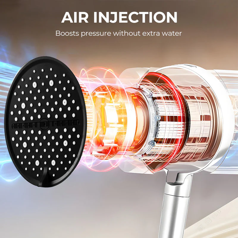 🎅CHRISTMAS SALE 50% OFF🎄Eachnod 15CM High-Pressure Rainfall Showerhead with 7 Spray Modes🚿 - Image 2