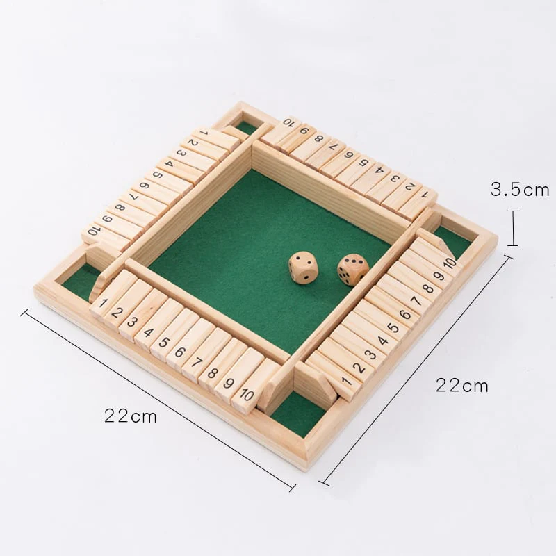 🎅Christmas Sale 70% OFF!!🎄🎁50K+ SOLD! Almost Gone✨SHUT THE BOX-WOODEN DICE BOARD GAME - Image 13