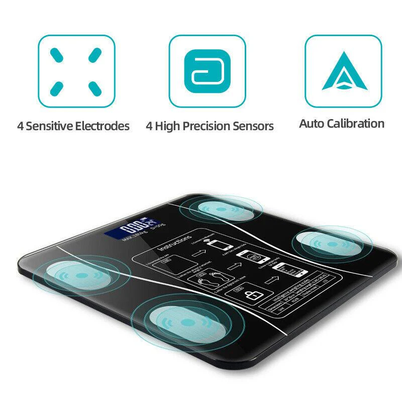 ⏳LAST DAY SALE 49% OFF🔥Smart BMI Digital Wireless Weight Scales with LCD Display - Image 19