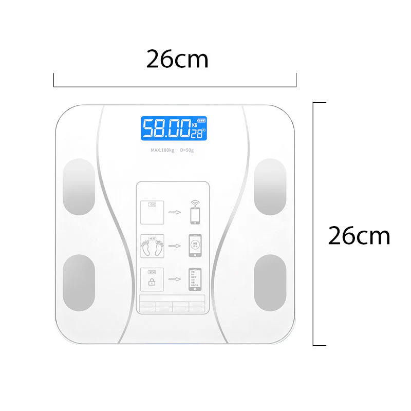 ⏳LAST DAY SALE 49% OFF🔥Smart BMI Digital Wireless Weight Scales with LCD Display - Image 9