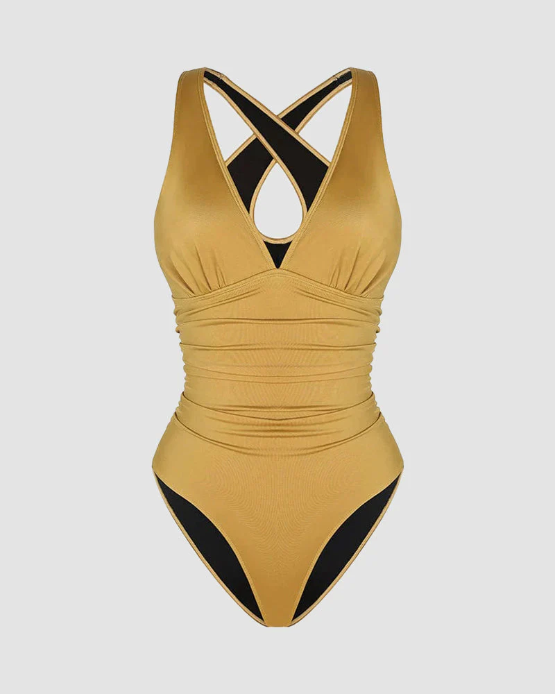 🔥Last Day Sale 49% OFF🔥Smart Sculpt Plunge Swimsuit Flatter Your Figure - Image 17