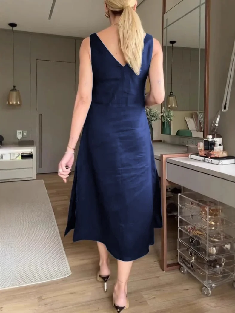 🔥 49% OFF LIMITED TIME!⏳Halter A-Line Dress - Image 14