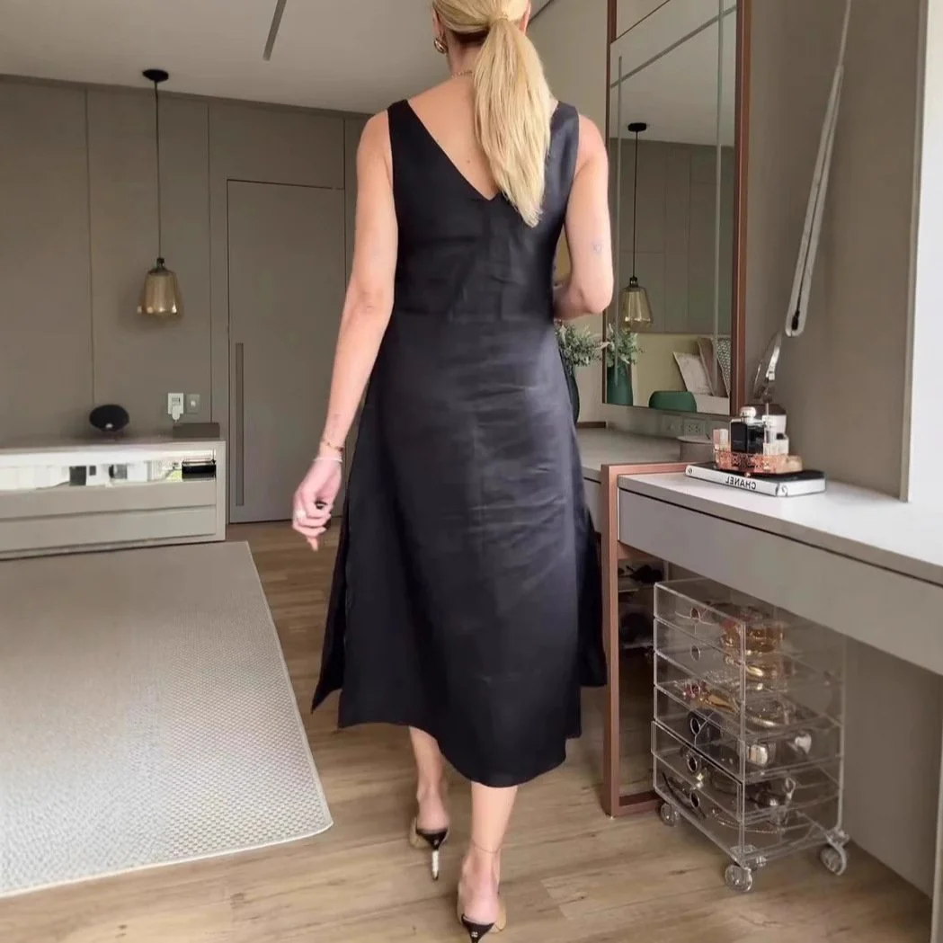 🔥 49% OFF LIMITED TIME!⏳Halter A-Line Dress - Image 4