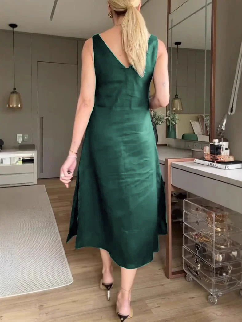 🔥 49% OFF LIMITED TIME!⏳Halter A-Line Dress - Image 6