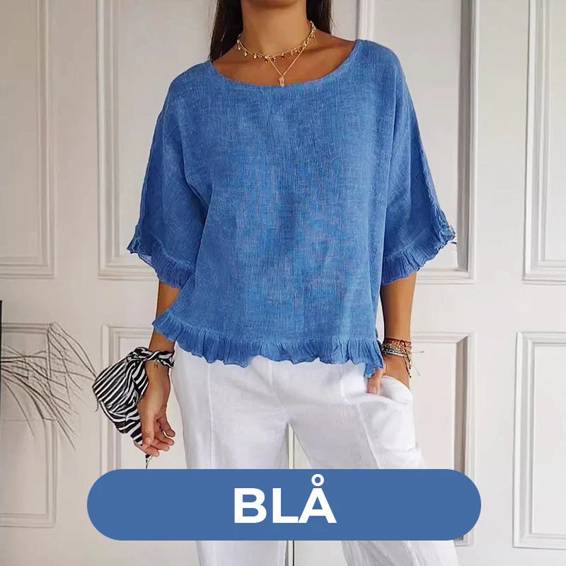 💖LAST DAY SALE 50% OFF💖Loose fit cotton linen summer top - Image 9