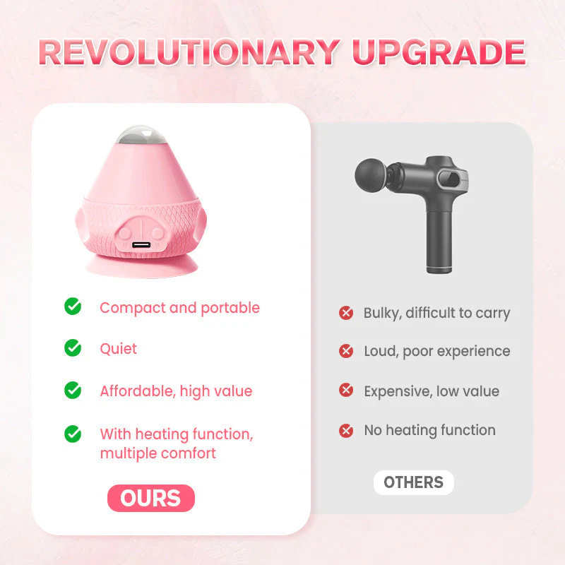 💪Electric Adsorption Type Vibrating Hot Compress Fascia Ball Massager – 3D Kneading | Targets Trigger Points in 30s - Image 5