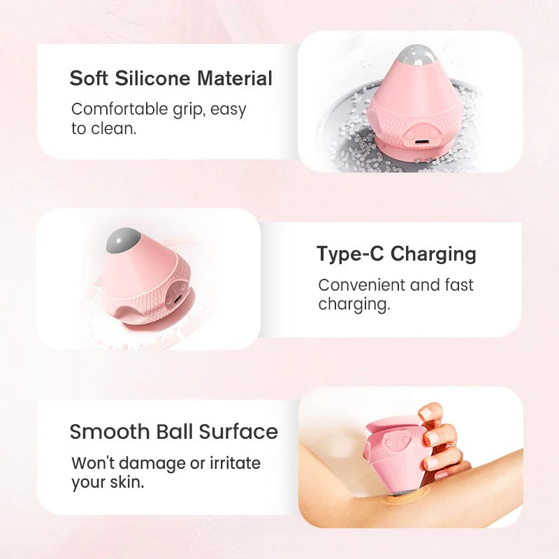 💪Electric Adsorption Type Vibrating Hot Compress Fascia Ball Massager – 3D Kneading | Targets Trigger Points in 30s - Image 8