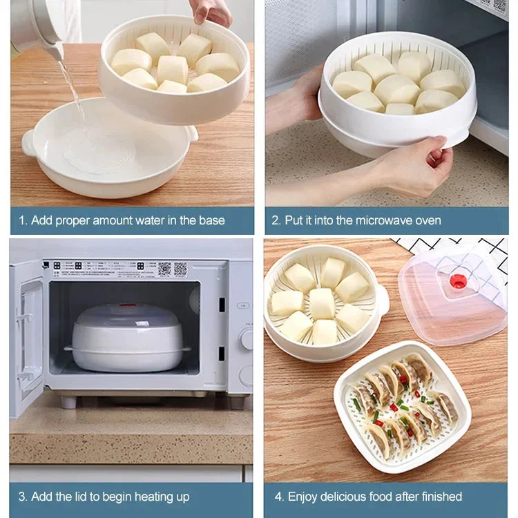🔥Hot Sale 50% off!!🔥Microwave Oven Steamer - Image 2