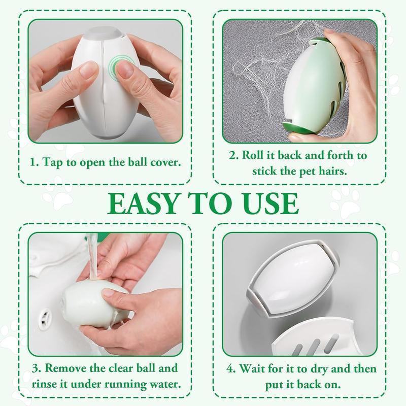 🏆LAST DAY SALE BUY 1 GET 1 FREE!!🔥Multifunctional Compact Washable Powerful Sticky Pets Hair Remover - Image 15