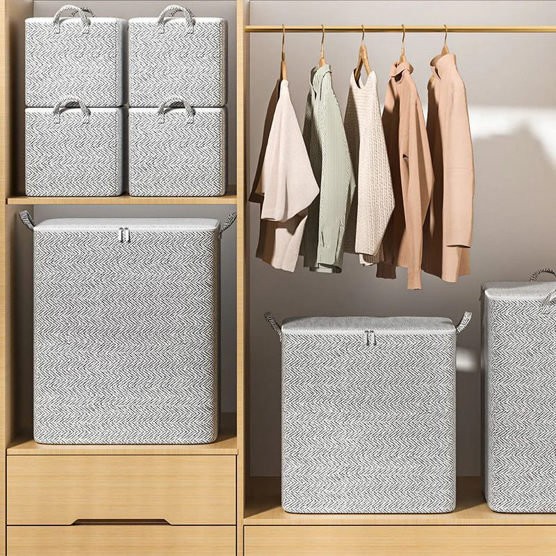 🔔NEW YEAR SALE 50% OFF🔥Extra-Large Storage Organizer Box With Lid - Versatile For Clothes, Blankets & Bedding - Image 2