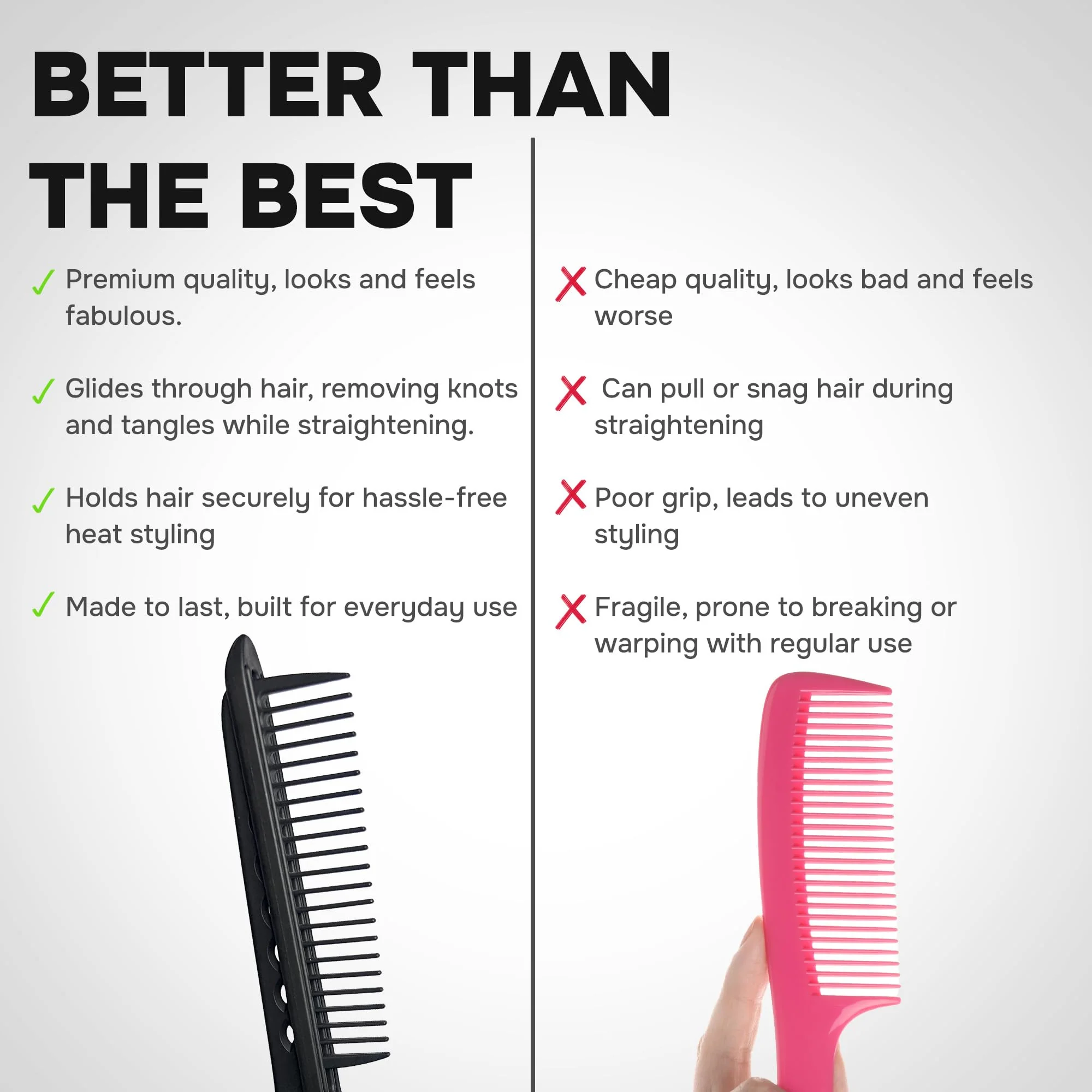 ✨Last Day Special Price £5.99!!💕Straightening Comb For Hair - Image 3