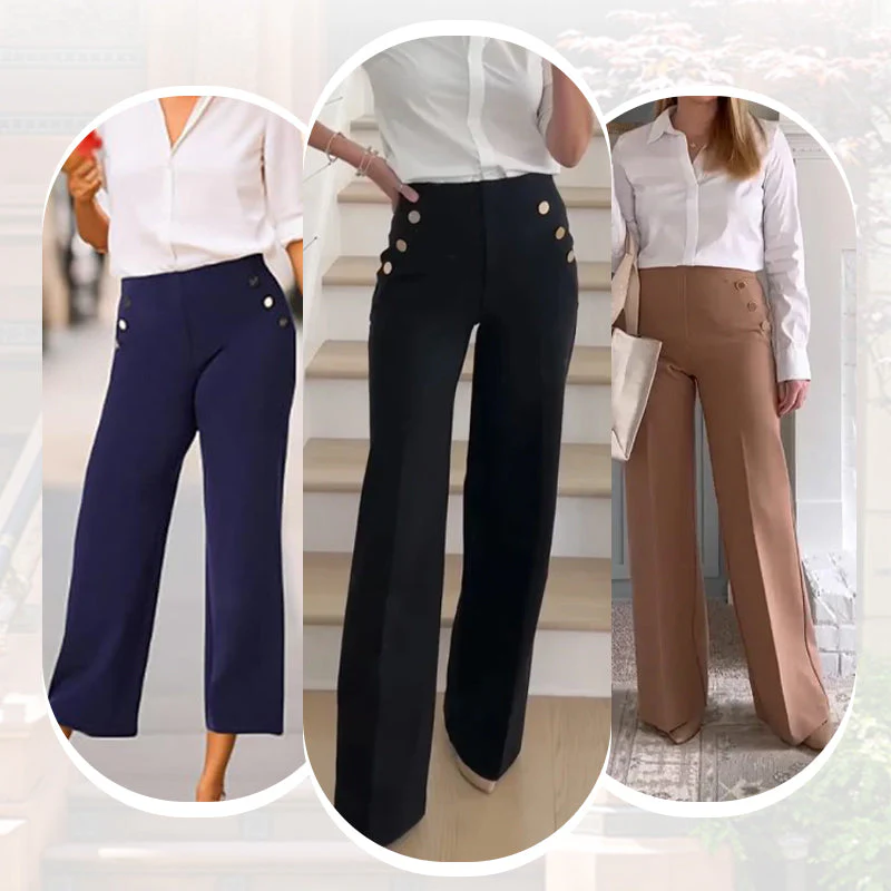 💥Hot Sales-41% OFF💖Women's Plus Size High Stretch High-Waist Wide-Leg Pants - Image 2