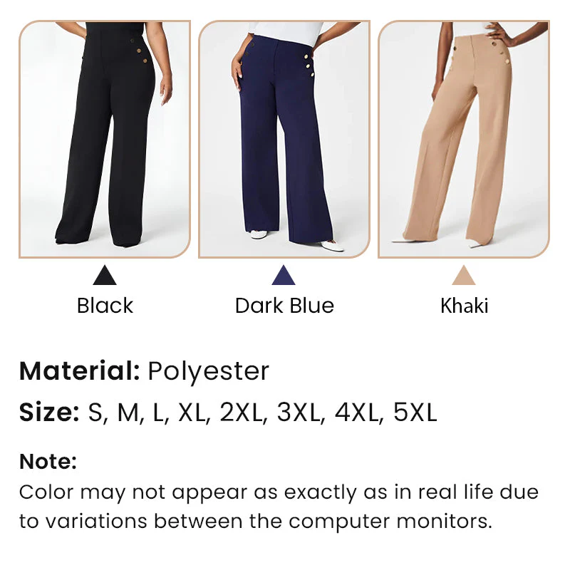 💥Hot Sales-41% OFF💖Women's Plus Size High Stretch High-Waist Wide-Leg Pants - Image 8